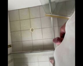 Greek Man - Pissing on you in shower while dirty talking - soft cock