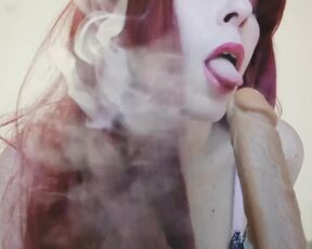 Smoke fetish only. Smoke with dildo