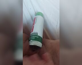 Masturbation with deodorant