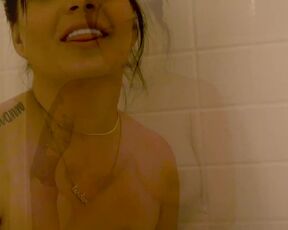 Watching Busty Mom Taking Shower