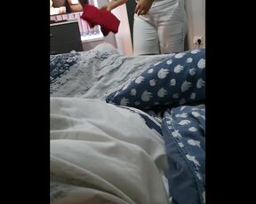 Step mom sex in Dubai get fucked in hotel room by step son