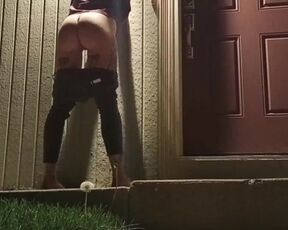 The Blair Piss Project * Desperation * Late Night Power Piss on my Neighbors Porch