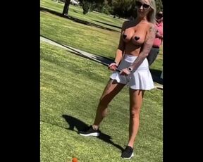 Golfing