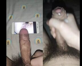 My slut wife loves strangers masturbating her nudes.