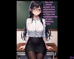 PREVIEW - Your Teacher Disciplines you using her Sweaty Nylon-clad feet!