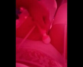 POV | Fingering my trans little pussy in cute white dress