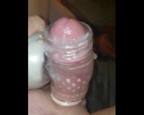 vibrating cock sleeve making me cum quick